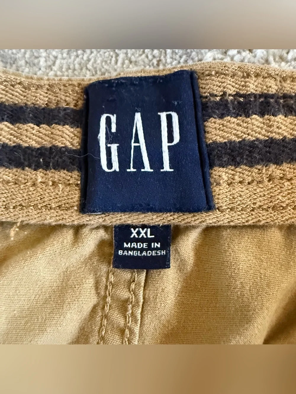 GAP men’s Tan Drawstring Everyday Shorts size XXL